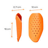 FO4URCE X Jannik Freestyle | Schienbeinschoner | Orange